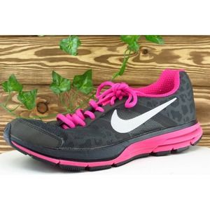 Nike Pegasus‎ 30 Youth Girls Shoes Size 7 M Black Running Mesh